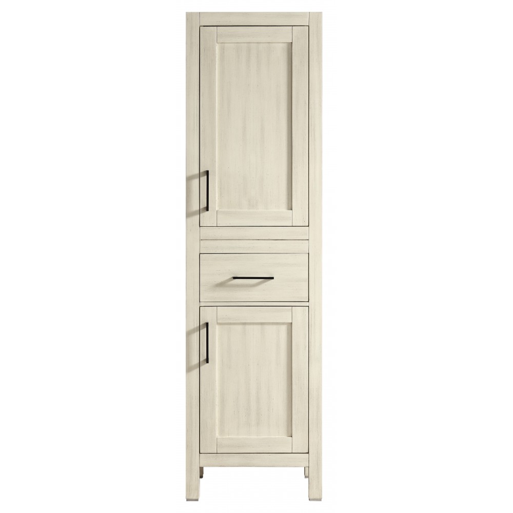 Armoire de salle de bain Lyon 20'' - Beige antique, meuble de rangement en bois